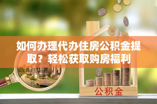 江陵如何办理代办住房公积金提取？轻松获取购房福利