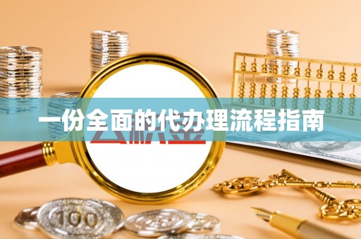 江陵一份全面的代办理流程指南